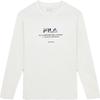 Breathable Loose French Knit Printed Fashion Casual Letter Pattern Round Neck Long Sleeve T-Shirt Unisex Tops Cloud-Mushroom-White F11M338204F-WT