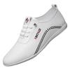 New Casual Men's Shoes Are Breathable and Comfortable, Versatile Leather Shoes, Soft-soled Little White Shoes, One Pedal