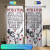 2pcs Confession of Love Print Window Curtains   Shade and Privacy Protection   Suitable for Decorating Various Rooms