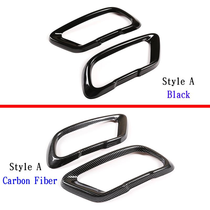 For BMW X5 F15 G05 X6 F16 X7 G07 2014- M Sport Version Car Pipe Throat Exhaust Outputs Tail Frame Trim Cover Car Accessories