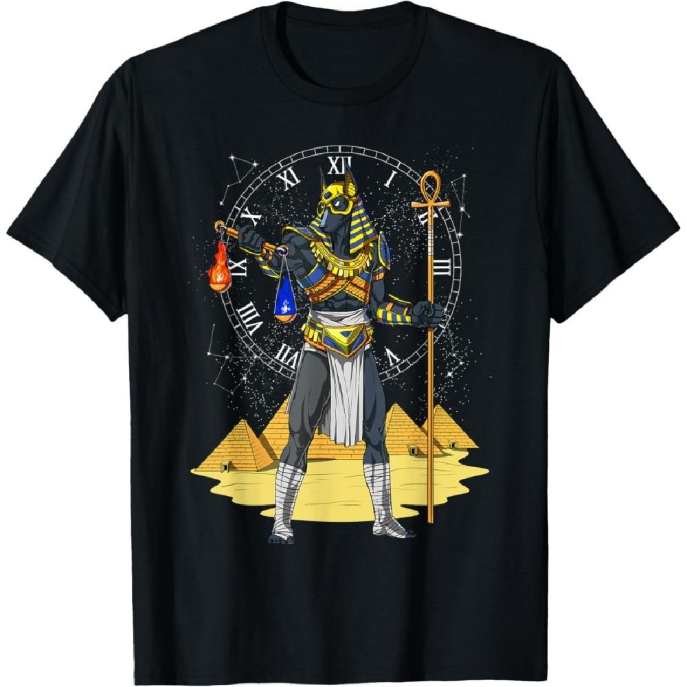 

Anubis Egyptian God Of The Dead Ancient Pyramids Mythology T-Shirt S