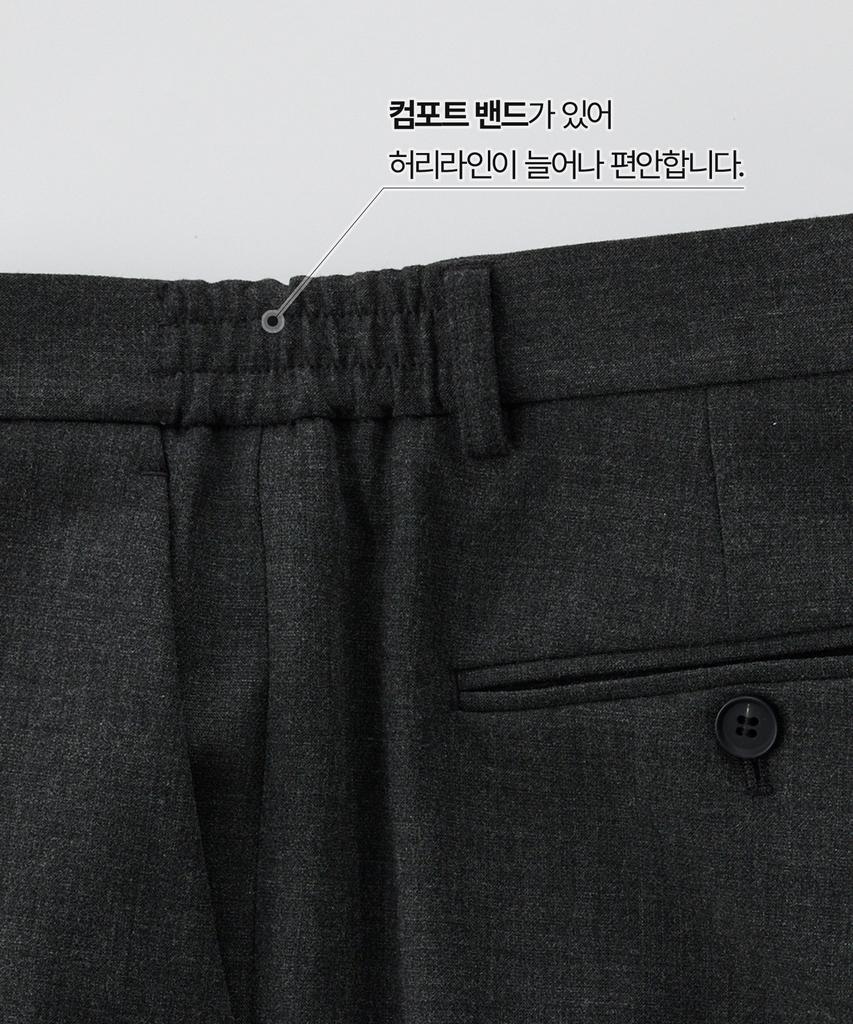 STCO Four-Way Stretch Essential Setup Slacks_Charcoal Gray (Wide Fit)_Sepxz82Wsc