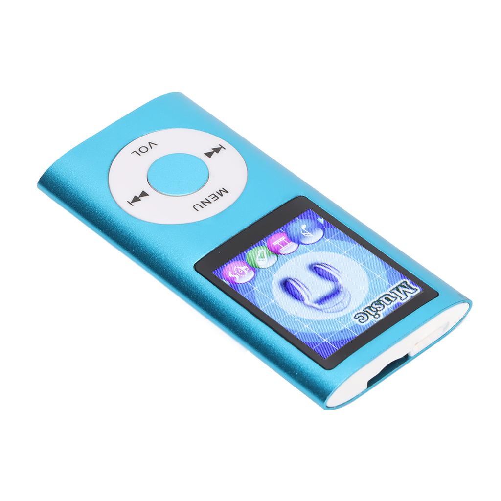 MP3-плеер с 1,8-дюймовым цветным экраном, многофункциональный портативный MP3-плеер, синий