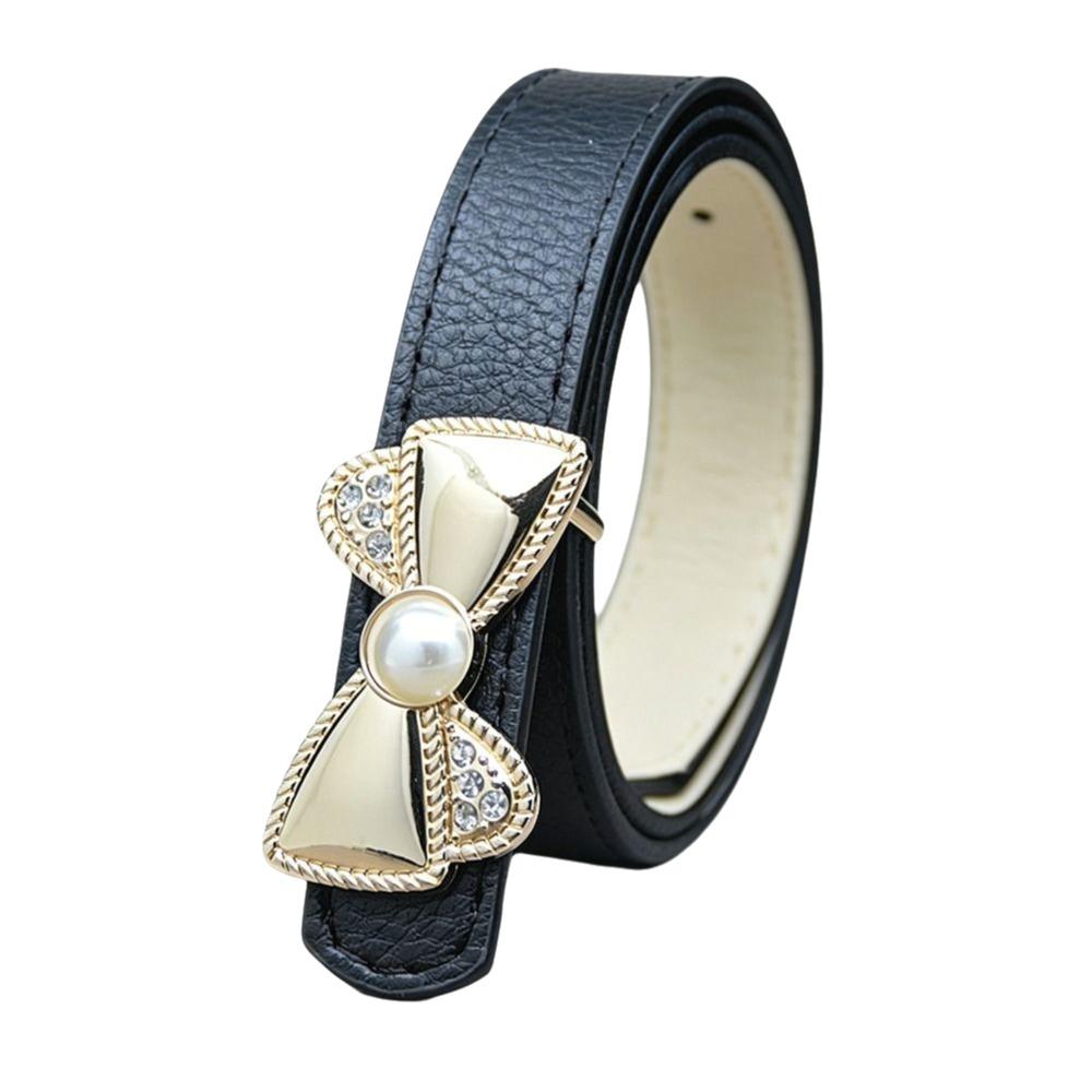 Waist Decoration Children Belt Adjustable Strap Adjustable Belt Fashion Belt  For Girls чёрный