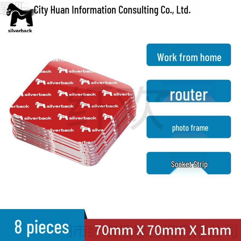 Ev, Araba veya Ofis Kullanımı İçin Güçlü Cırt Cırtlı, Yüksek Viskoziteli Nano Şeffaf Çift Taraflı Bant