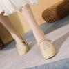 Fashion Work Mary Jane Shoes Women's Gentle Wind Light Mouth Medium High Heel Professional Single Shoes Women
