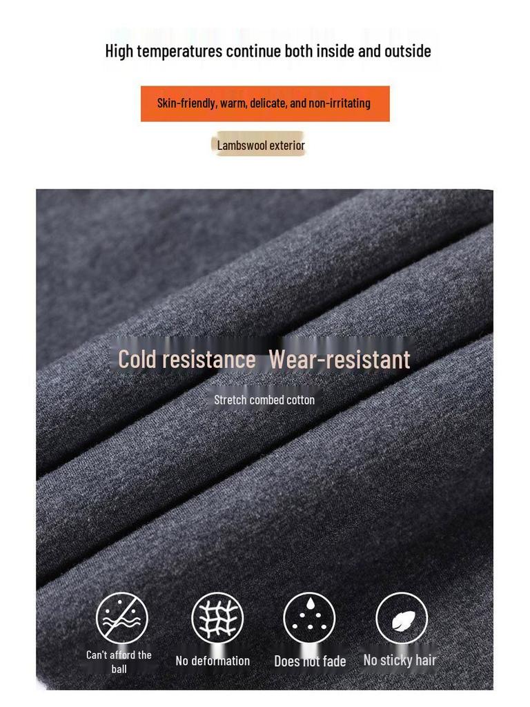 Women's High-Waist Fleece-Lined Cuffed Sweatpants - Thick Grey Joggers for Autumn/Winter 2024