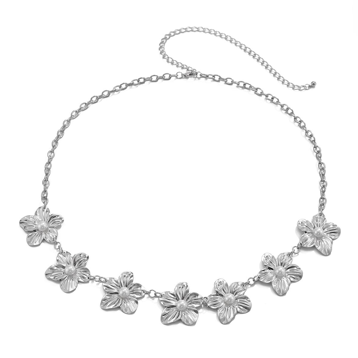 

Ingemark Punk Vintage Metal Starfish Petal Flower Waist Chain for Women Summer Beach Bikini Belly Belt Y2K Jewelry Accessories