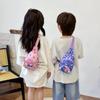 Stitch Printed Shoulder Crossbody Chest Bag Children Cartoon Leisure Outdoor