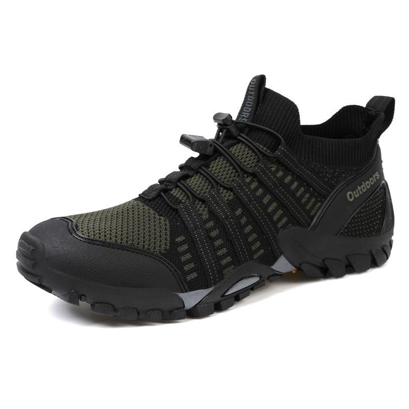 Men's Non-Slip Amphibious Climbing and Hiking Shoes for Outdoor, River Tracing, Fishing, Camping, Rock Climbing, and Mountaineering