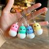 Creative Cartoon Eggshell Dinosaur Keychain PVC Doll Friends Students Couple Gifts Event Gifts