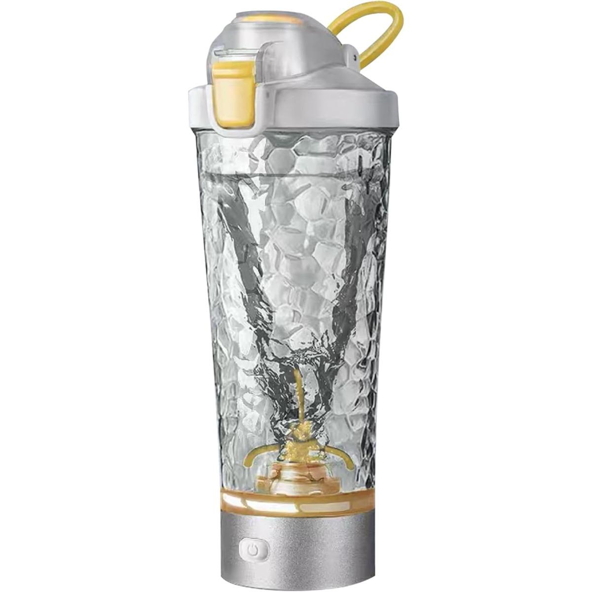 

Электрический стакан для смешивания премиум-класса, съемный, перезаряжаемый стакан-шейкер, не содержит BPA, легко носить с собой и подходит для спортзалов и путешествий. белый