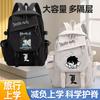 Anime Notebook L Light Yagami Cosplay School Backpack Teens Unisex Large Capacity Nylon Daily Use