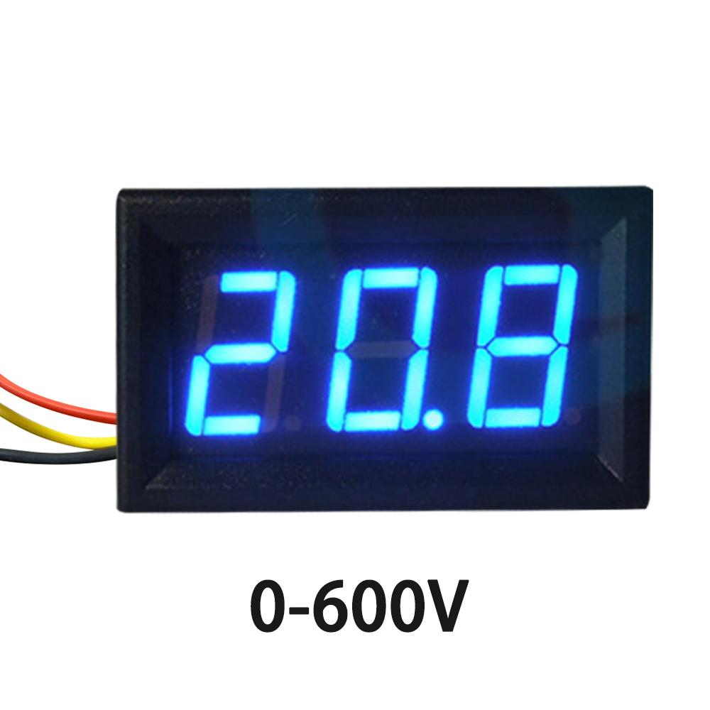 1.16'' DC 1-611V Digital Voltmeter Red Green Blue LED Display Voltage Meter Tester Detector 1 Wire DC 1.1-11V Supply Electricity