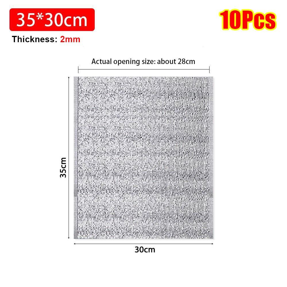 10Pcs/Pack Ice Cold Warm Aluminum Foil Bag Food Thermal Packing Insulation Bag Delivery Carrier 2mm Cooler Bag Drink Storage