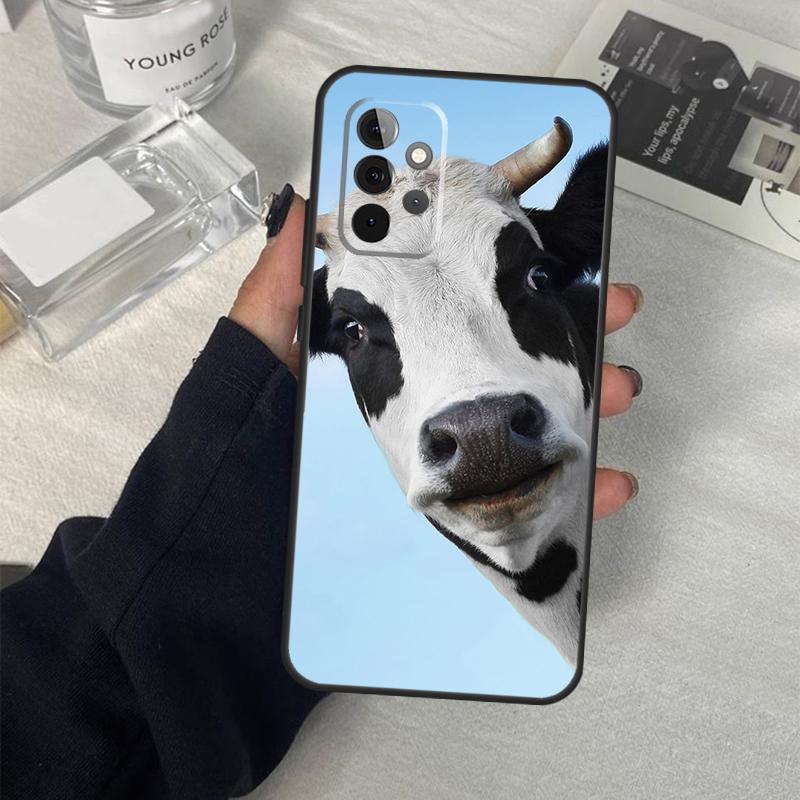Roligt Koskinnsfodral För Samsung Galaxy A06 A16 A26 A36 A56 A53 A32 A52 A33 A13 A55 A35 A15 A14 A34 A54 A17