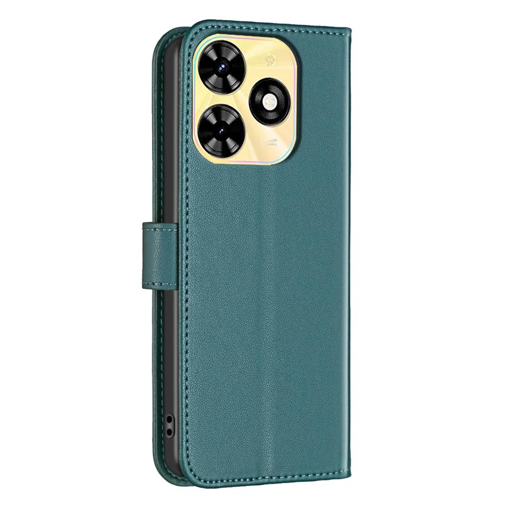 BINFEN COLOR BF17 For Infinix Smart 8 4G Leather Cover Viewing Stand Wallet Phone Case