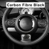 Car Interior Modification Steering Wheel Carbon Fibre Sticker For MINI ONE Cooper S JCW R55 R56 R60 R61 R57 R58 R59  Accessories