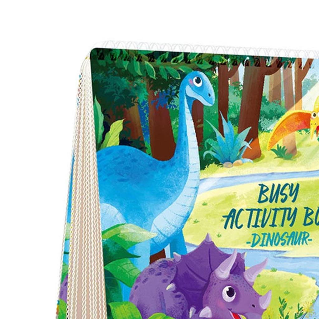 Dinosaur Busy Book Sensory Baby Preschool Toy Parent Child Interactive Educational Learning