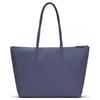 Lacoste Bolso de Hombro Tote de Compras de PVC Versátil de Moda Bolso de Mano Grande para Mujer Azul NF1888PO-N77
