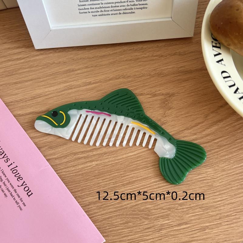 1PC Cute Creative Cartoon Anti-static Acetate Hair Comb Lovely Hair Care Hairdressing Combs Head Massage Hairbrush Tool Accessor