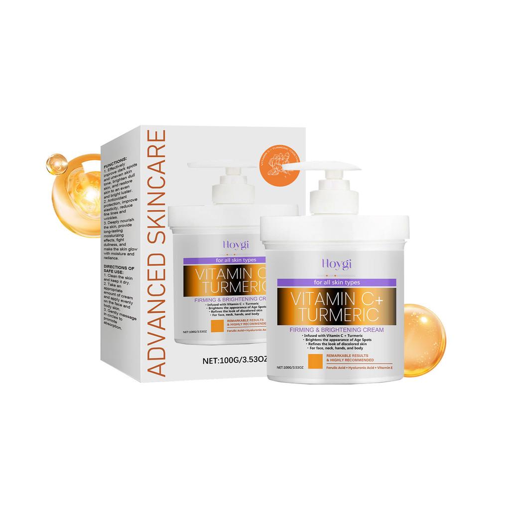 Hoygi Turmeric Vitamin C Firming Brightening Cream Luxurious Hydrating Body Moisturizer