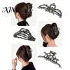 Skeleton Hand Hair Clip 3Pcs Halloween Claw Clip, Hollow Spider Web Ghost Alloy Clamp Non Slip Clamp, Gothic Accessories for Women Large Clips