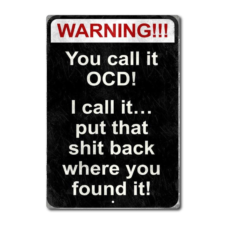 Retro Metal Paintings, Furniture, Living Room Decoration 20x30cm