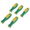 5Pieces File Handle For Woodwork And Metalwork Tool Comfortable Grip Improved Tool Handling Flat And Semi Round Files