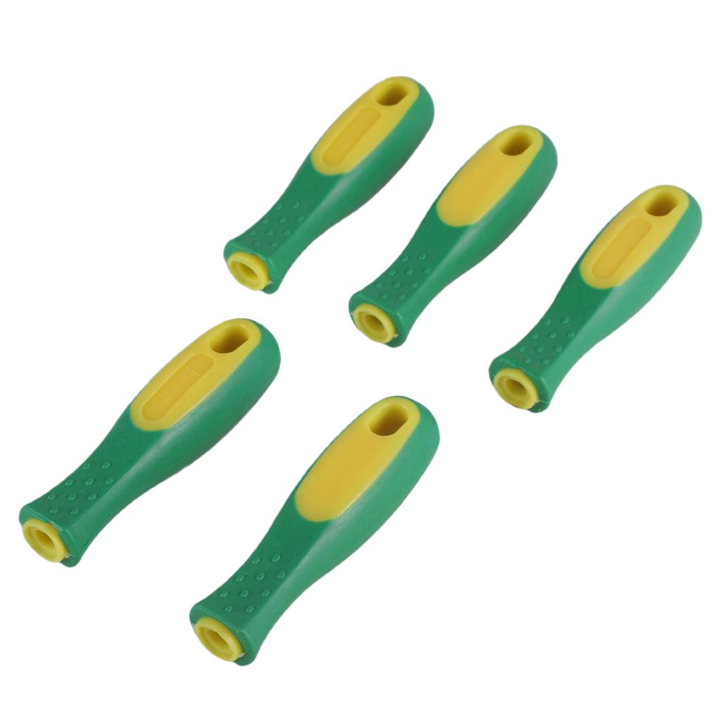 5Pieces File Handle For Woodwork And Metalwork Tool Comfortable Grip Improved Tool Handling Flat And Semi Round Files