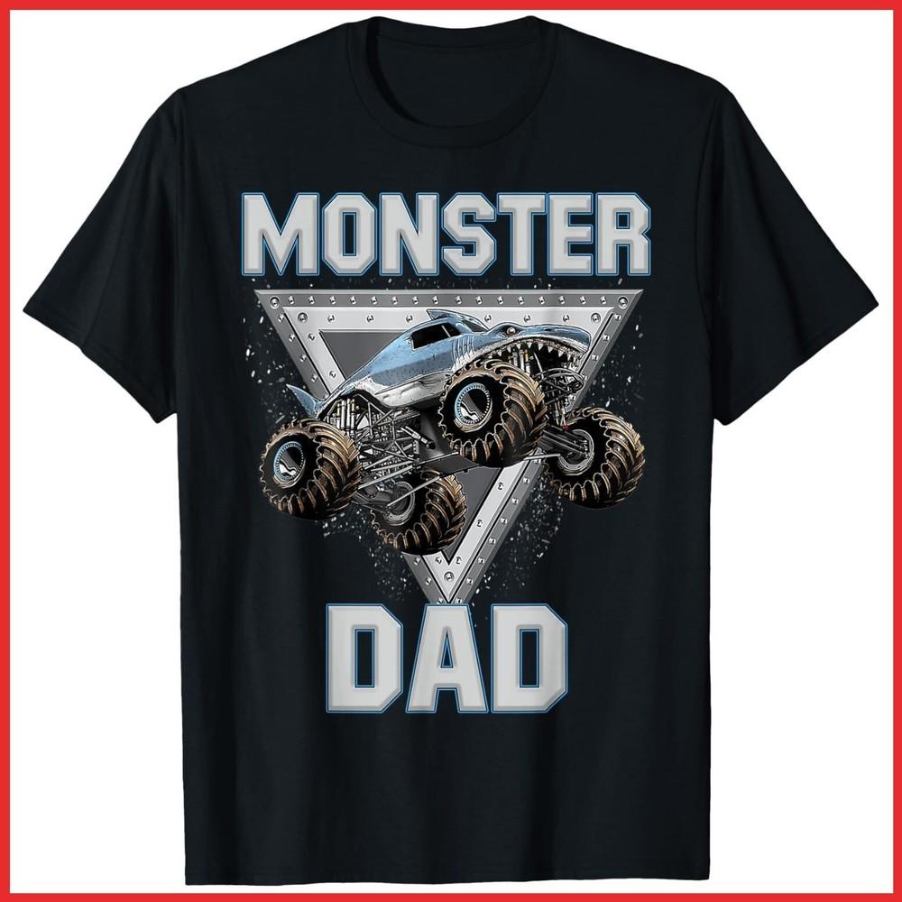 Папа Монстр-Трак День Отца Монстр-Трак - Это Мое Черная Хлопковая Футболка Унисекс Футболка XXXXL