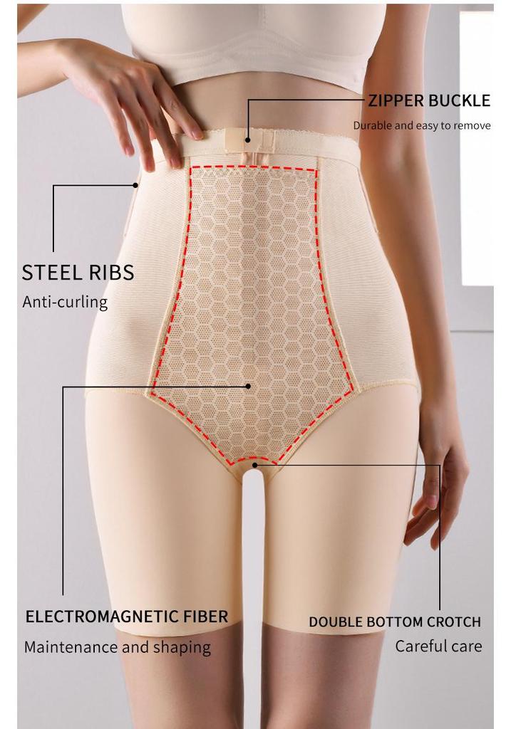High Waist Yoga Tummy Control Plus Size Briefs for Women
