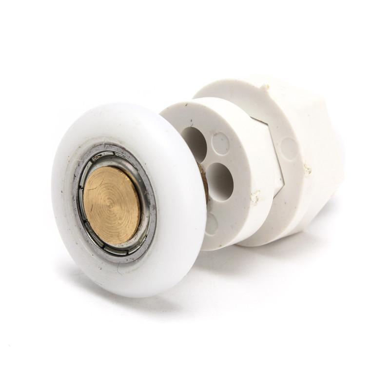 4PCS/lot 23mm-25mm Dia Partiality Shower Bath Door Runners Wheels Pulleys Long Lasting Easy Glide Rollers