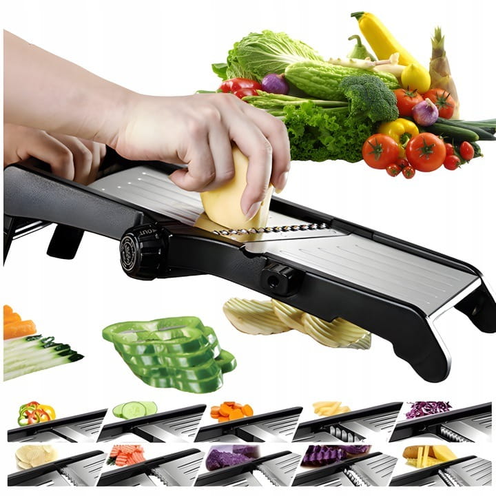 Szatkownica krajalnica do warzyw typu mandolina BRUNBESTE BB-3750