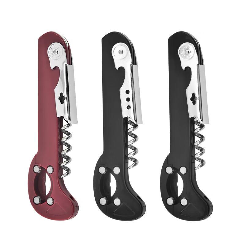 Abdo Manual Multifunction Wine & Bottle Opener (Electroplated Steel)