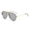 New European and American large frame toad glasses UV protection fashion glasses Internet celebrity trendy men and women sunglasses S