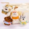 Soft Plush Crayon Dog Keychain With Clothing For Kids And Gift Giving