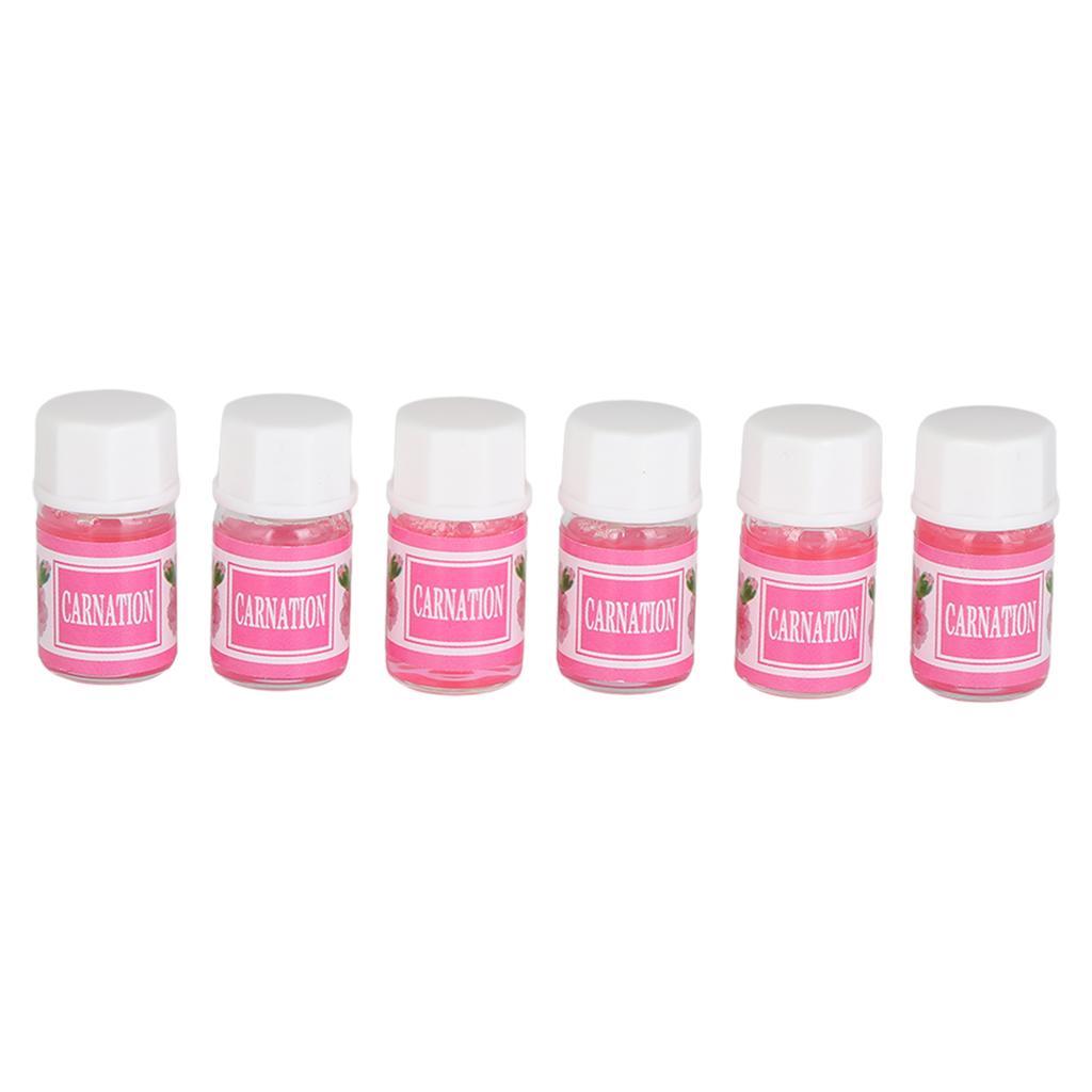 6Pcs Carnation Aromatherapy Essential Oil 3ml Water Soluble Fragrant Essential Oil for Diffuser Humidifier