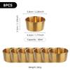 304 Stainless Steel Dipping Cup, Golden Sauce Cup, American Seasoning Dish, Household Salad, Tomato Sauce Dipping Cup