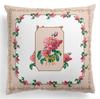 European-style Flower Pillowcase, Retro American Rose Flower Printed Pillow and Cushion Cover