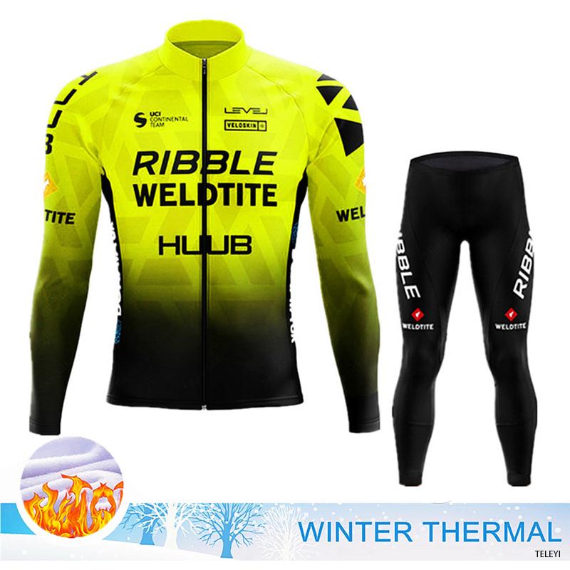 2026 Winter Warm Cycling Clothing Set  Team Winter Cycling Jersey Set Bicycle Sportwear Suit  Uniform Ciclismo Road Bike Clothing Bicicleta 06