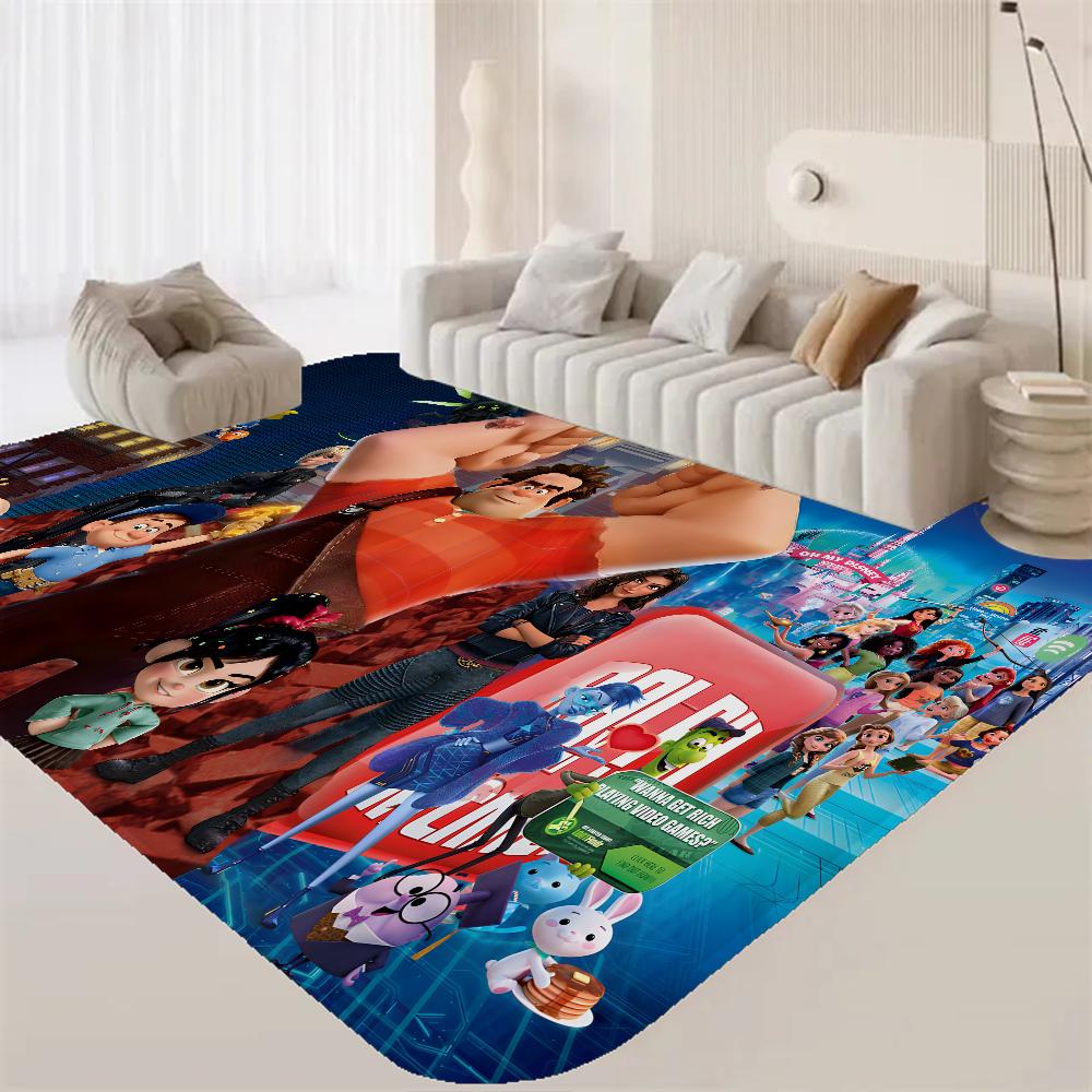 W-Wreck-It R-Ralph Bath Mat Kids Room Bedroom Decoration Balcony Anti-Slip Doormat Living Room Alfombra 40x60cm