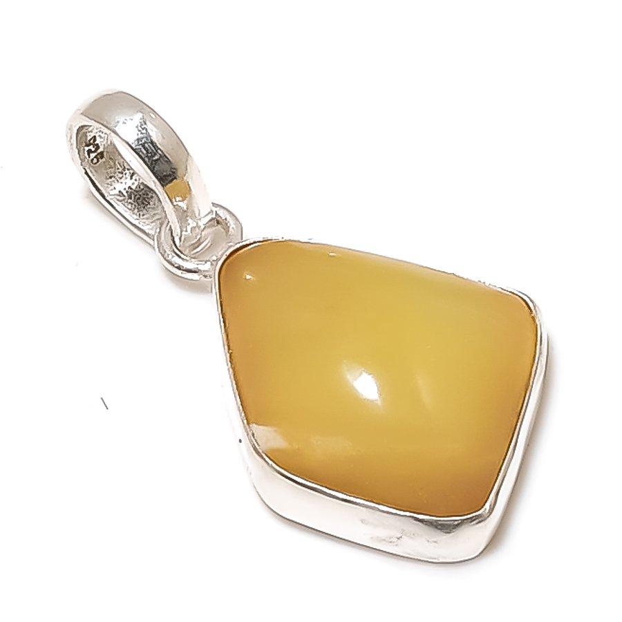 Mookaite Gemstone Handmade 925 Sterling Silver Jewelry Pendant 1.50" GK-4303