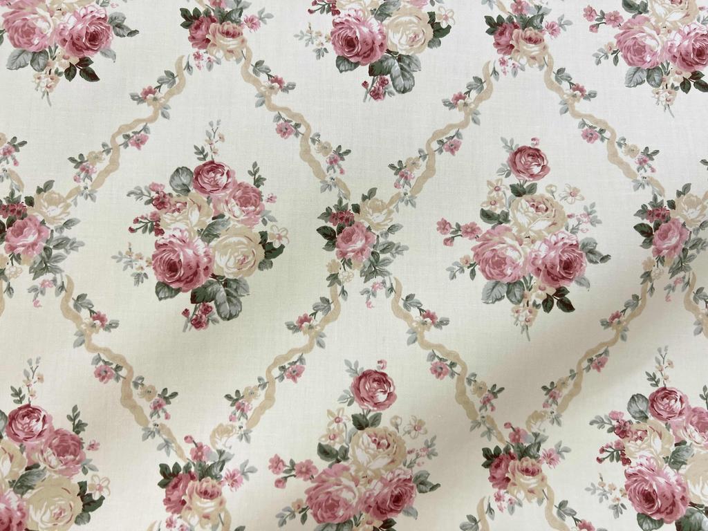 160cm*50cm rose cotton fabric DIY bedding apparel dress patchwork fabric kids handwork cotton cloth tecido