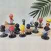 7cm 12Pcs Q Version Narutov Anime Sasuke Hatake Kakashi Sakura Figure Action Pvc Models Toy Ornaments Gifts