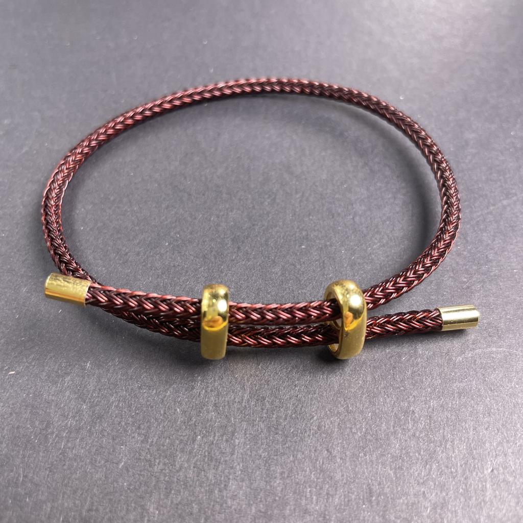 10Pc Luxury Multicolor Fashion Adjustable Bracelet Stainless Steel Wire Waterproof Rope Bracelet Men Women Jewelry Accessories