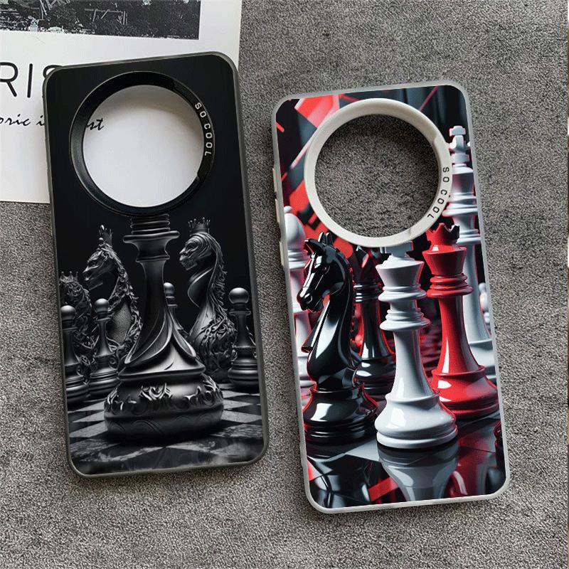 Tävlingsschackspel Stötsäkert Fodral för Telefon för Xiaomi Redmi Note 15 14 13 12 Pro Plus 11 11S 11T 5G Skydd Anti-fall Fundas