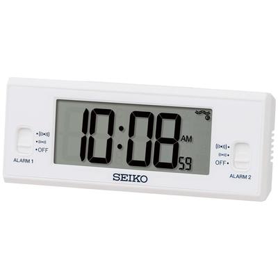 Ceas Ceas deşteptător Ceas de masă Ondă radio digitală Alb 48 x 123 x 30 mm SQ321W