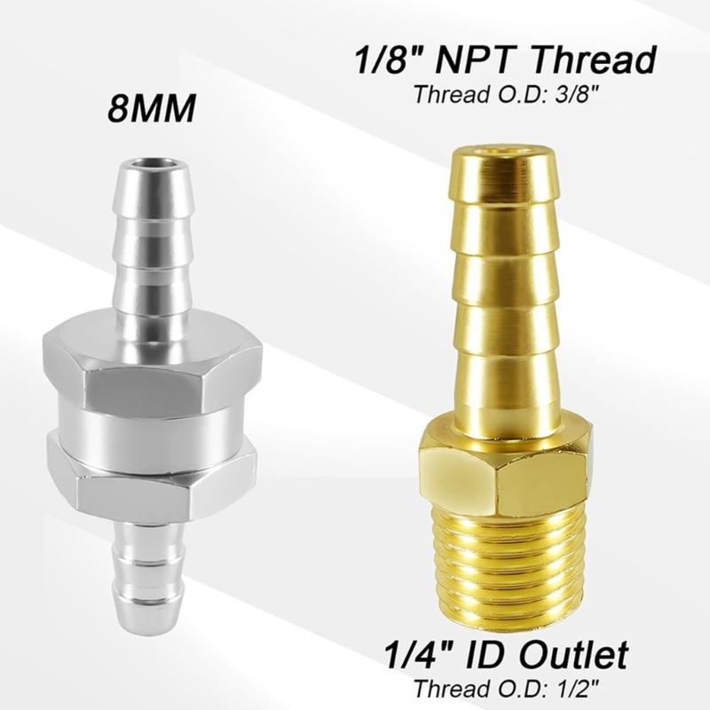 Adjustable Fuel Tank Pickup Tube Hose Pipe With 8mm Check Valves Suitable For E10 E85 Ethanol Marine Applications 7-0948