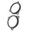 2Pcs Speaker Spacer Adapter Mount 6.5 Inch Black Door Speaker Adapter Spacer Rings Replacement for Subaru Impreza